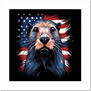 Patriotic Nutria Posters and Art